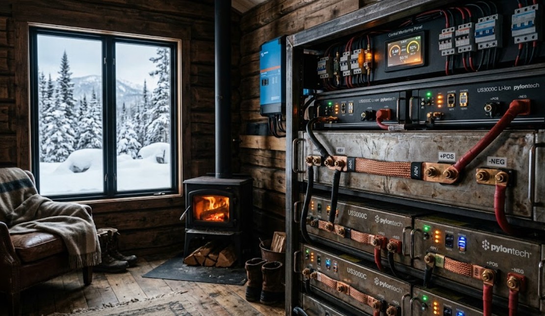 best-solar-battery-off-grid-cabin-technical-guide