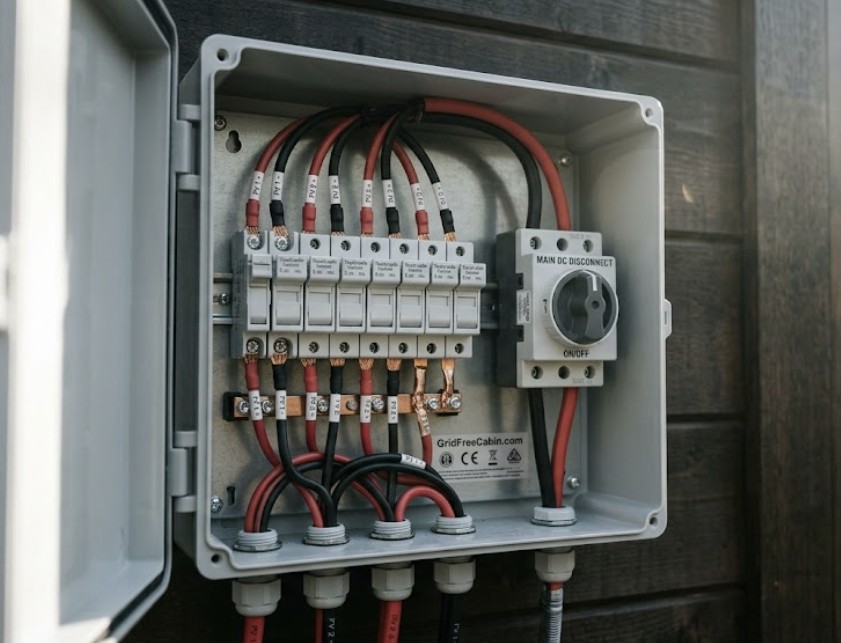 solar-combiner-box-wiring-small-cabin